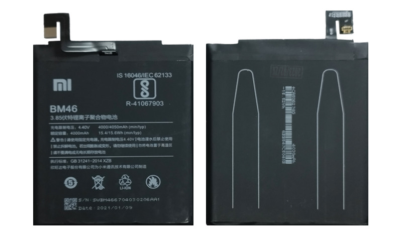 Buy Mobatree Battery For Xiaomi Redmi Note 3 / Note 3 Pro / BM46 4000mAh With 6 Months Guarantee Online At Best Prices In India - Foto 2