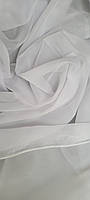 Шифон білий з обтяжувачем h-3.3м. білий