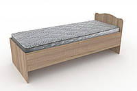 Односпальная кровать Компанит-80 дуб сонома VA, код: 6540908