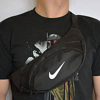 Бананка Nike поясная сумка Найк барыжка на пояс цвет черный