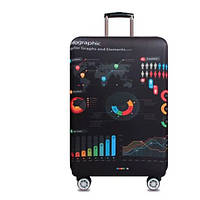Чехол для чемодана Turister модель Technology размер L Разноцветный (Tgl_138L) MP, код: 6656377