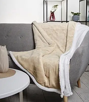 Теплый флисовый плед для дома 200*230 см,Качественное одеяло премиум класса