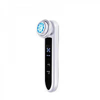 Микротоковый массажер для лица с функцией RF + EMS + LED терапия и охлаждение Белый (277) PR, код: 2640825
