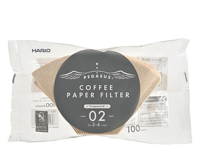 Фільтри Hario Pegasus Coffee Paper Filter 02 Натуральні