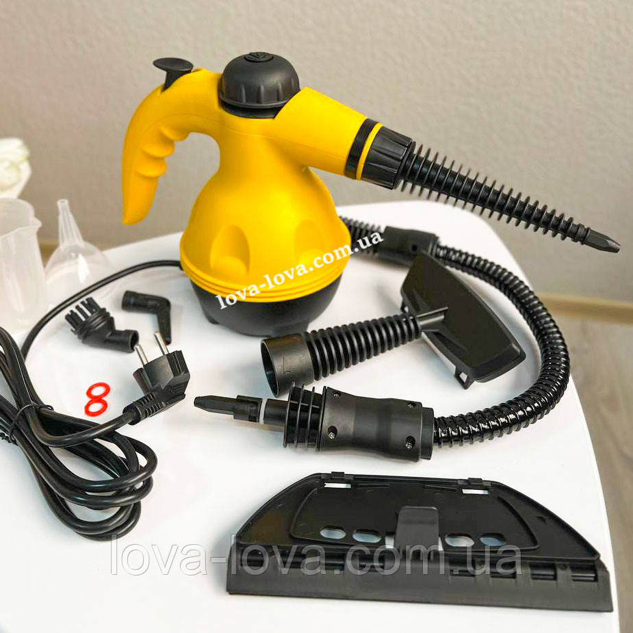 Багатофункціональний електричний ручний пароочисник для дому Steam Cleaner DF-A001 потужністю 1000 Вт