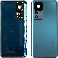 Задняя панель корпуса для Xiaomi 12T/12T Pro (560006L12A00) со стеклом камеры, сервисный оригинал, Blue