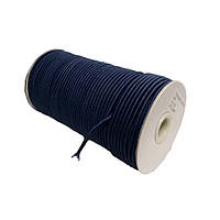 Шнурок-резинка круглый Luxyart 3 мм темно-синий, 500 метров (Р3-5) al