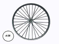 Колесо на велосипед d-28 переднє посилене хром ТМ КОЛЕСО