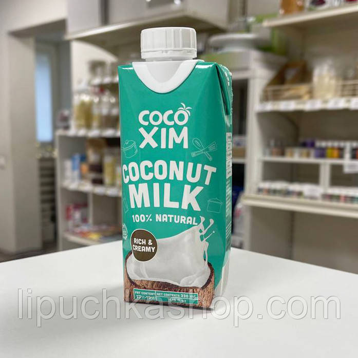 Кокосове молоко CocoХIM 19%, 330 мл, фото 1