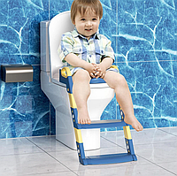 Детское сиденье стульчак на туалет насадка со ступеньками