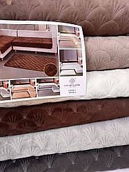 Накидки-дивандеки угловой на диван и на диван с креслами, многофунциональные 3 полотна