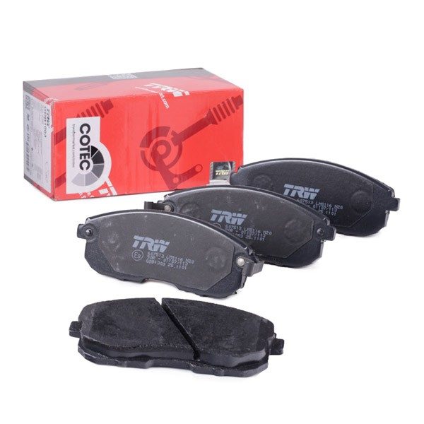 Передні колодки Тііда, Теана, Максима QX, Жук, Цефіро, Сузуки SX4 (4106040U90) TRW GDB1003, фото 1