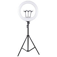 Кільцева світлодіодна LED лампа Arc Ring Remote control 18" + tripod 2.1m SM_ITS