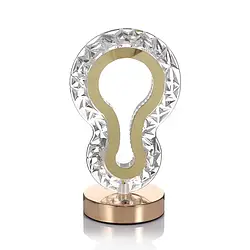 Настільна лампа з кристалами та діамантами Creatice Table Lamp 15 LS-012544