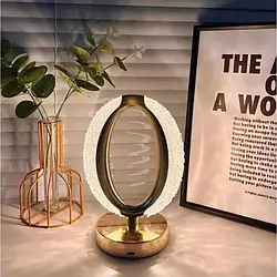 Настільна лампа з кристалами та діамантами Creatice Table Lamp 16 LS-012545