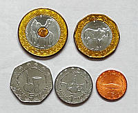 Мавритания Набор из 5 монет: 1/5, 1, 2, 5, 10, 20 угий 2017. UNC