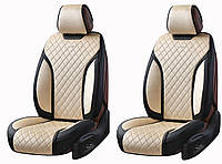 Чехлы 3D Elegant Torino на передние сидения автомобиля EL 700 224 бежевого цвета