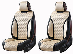 Чохли 3D Elegant Torino на передні сидіння автомобіля EL 700 224 бежевого кольору