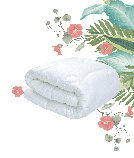 Ковдра Sei Design Deluxe 4 сезони, полуторна 140x210, стьобана, антиалергенне волокно, Біла., фото 4