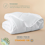 Ковдра Sei Design Deluxe 4 сезони, полуторна 140x210, стьобана, антиалергенне волокно, Біла., фото 5