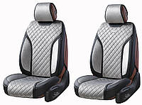 Чехлы 3D Elegant Torino на передние сидения автомобиля EL 700 223 серого цвета