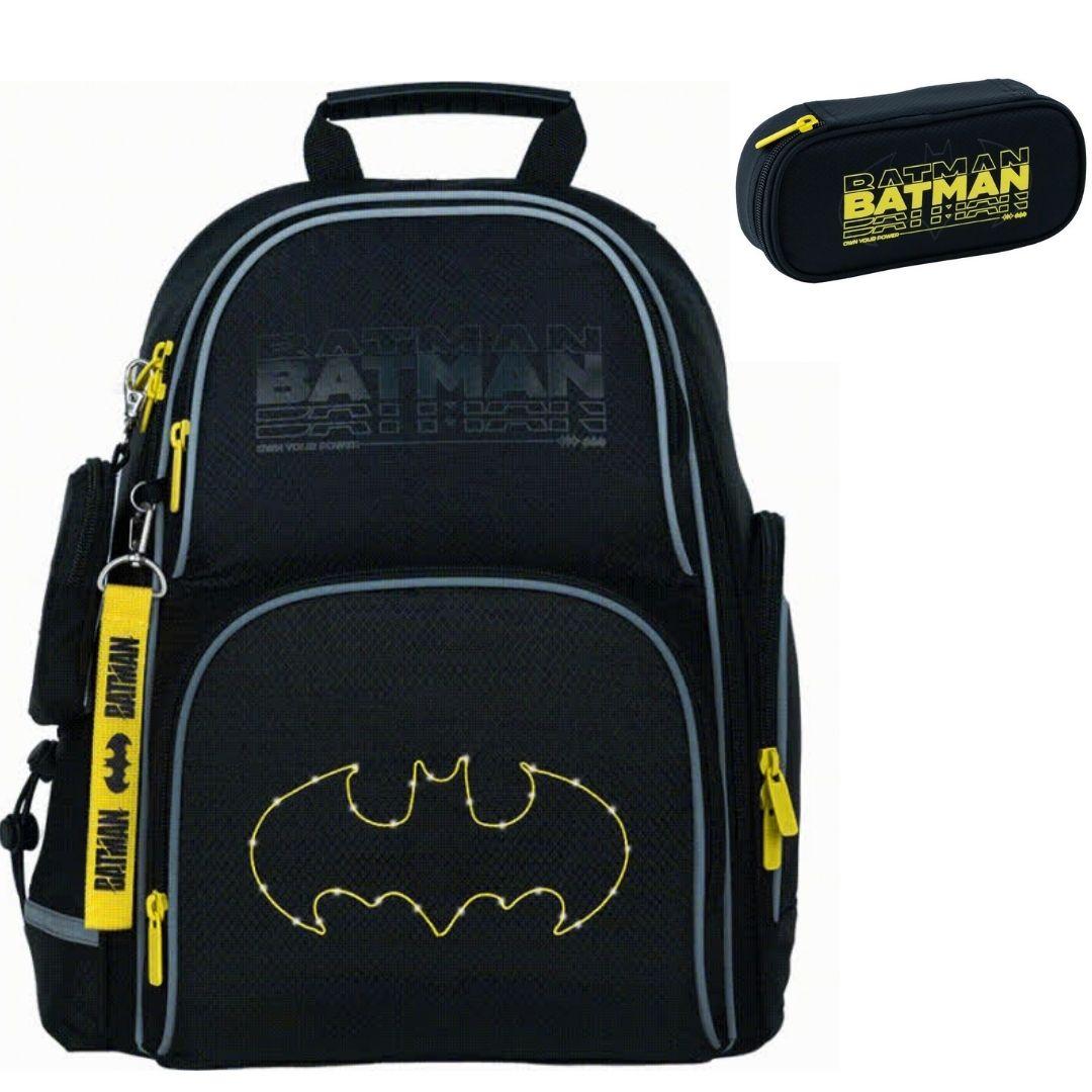 Рюкзак шкільний Kite Education DC Comics Batman DC24-702M (LED)