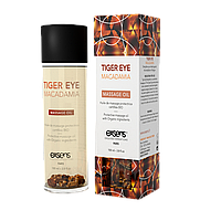Массажное масло с частицами тигрового глаза EXSENS Tiger Eye Macadamia защита 100мл (SO2379) al