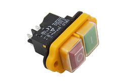 Кнопка пускова для бетономішалки CK21, 16А, 250В, 4 контакти, 77x39 мм