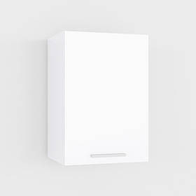 Верхній модуль для кухні в класичному стилі, вертикальна навісна шафка з полицею для продуктів бакалії