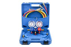 Манометричний колектор 2-вентильний Whicepart CT-636GFH з шлангами для R-22, R-12, R-134a, R-410A