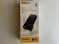Aspor A306 Fast Charge Power Bank PD Q.C 4.0 30000 mAh внешний аккумулятор, черный, с цифровым дисплеем
