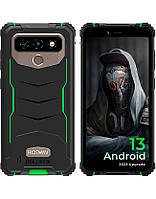 Защищённый смартфон HOTWAV T5 MAX 4 64GB Green NX, код: 8198297