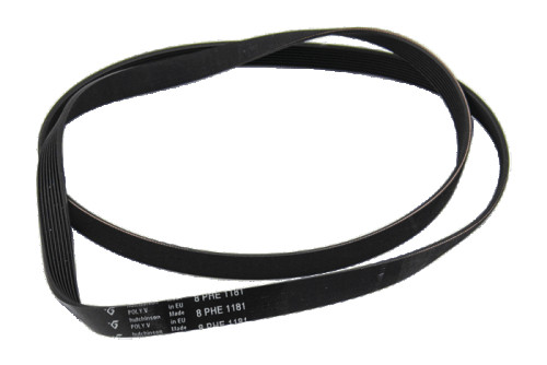 Ремінь полі-іскровий Hutchinson 1181 PHE8 Ariston C00066521, гумовий, 8 канавок, фото 1