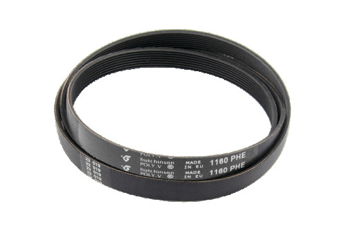 Ремінь поліглиновий Hutchinson 1160 PHE8, гумовий, 8 ребер, для чоловічих автомобілів, фото 1