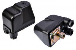 Реле тиску 1-5 бар 1/4" накидна гайка 16А для насосів, 4 контакти