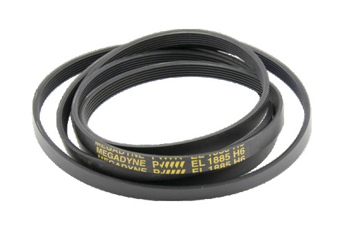 Ремінь полі-камерний Megadyne 1885 ELH6 Ariston C00036522, гумовий, 6 канавок, фото 1