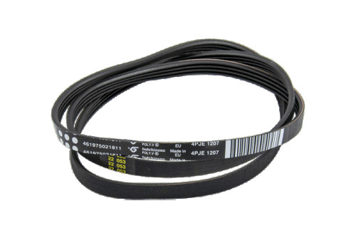 Ремінь поліклиновий Hutchinson 1207 PJE4 для Whirlpool, гумовий, 4 ребра, фото 1