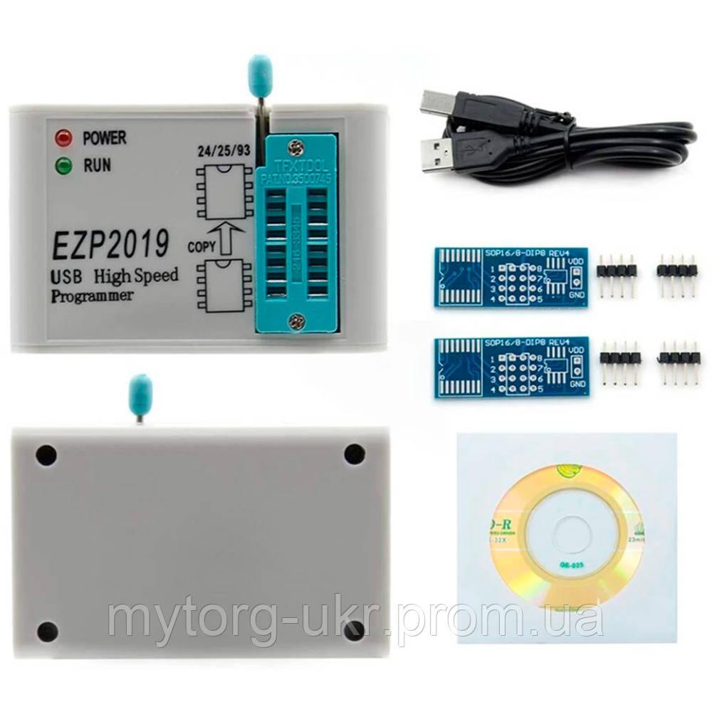 USB програматор EZP2019+ 24 25 93 EEPROM, 25 FLASH