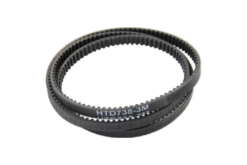 Ремінь для кухонного комбайна Braun 738-3M-6, гумовий, 738 мм, 246 зубців, фото 1