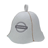 Банная шапка Luxyart "Nissan", искусственный фетр, белый (LA-910) mr