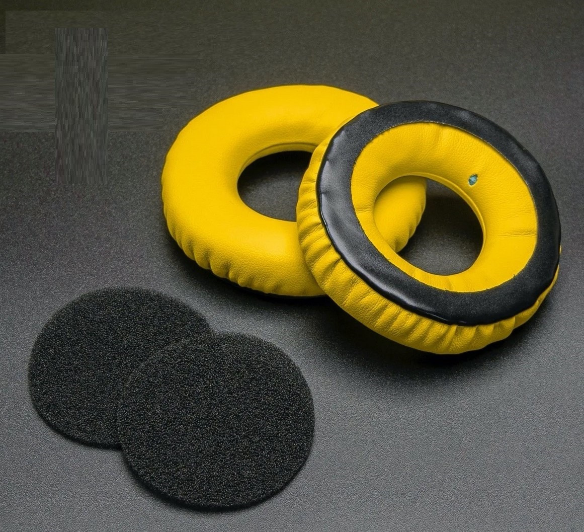 Амбушури для навушників earpads Sennheiser HD25 HD25-1 Sennheiser HD25 II Pro Light HD25 SP Колір Жовтий, фото 1