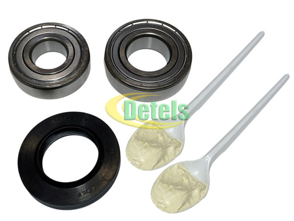 Ремкомплект підшипників Атлант SKF 6204/6205 + сальник Rolf 30x52 мм