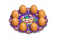 Декоративна підставка для яєць №8 Жостово (8 яєць) ТМ EASTERS