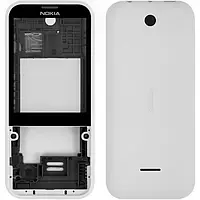 Задняя панель корпуса (крышка аккумулятора) для Nokia 225 Dual Sim White