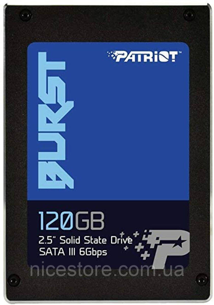 SSD Patriot Burst 120GB 2.5" 7mm SATAIII TLC 3D
