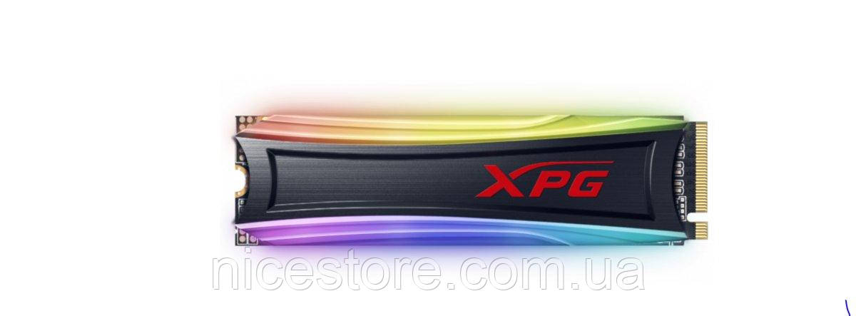 Накопичувач SSD M.2 ADATA SPECTRIX S40G RGB 4TB 2280 PCIe 3.0x4 NVMe 3D NAND Read/Write: 3500/3000 MB/sec