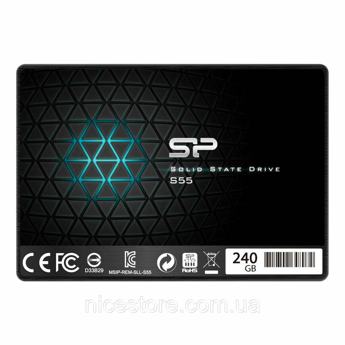 Накопичувач SSD SiliconPower S55 240GB 2.5" SATA TLC