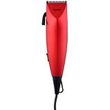 Машинка для стрижки волос Gemei GM-1006 Red, фото 3