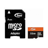 Карта пам'яті microSDHC (UHS-1) Team 32Gb class 10 (adapter SD)