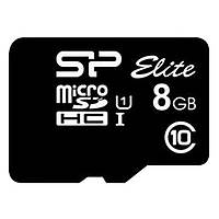 Карта пам'яті microSDHC (UHS-1) SiliconPower Elite 8Gb class 10